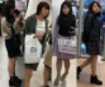 ４人のお姉さんの逆さパンチラ動画　２１７