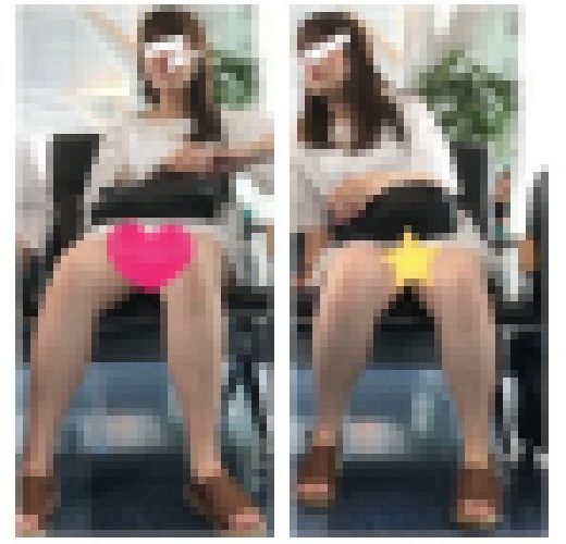 STAY HOME企画　新婚旅行に出かける美人若妻の対面エロ過ぎる股間の奥から黒パンチラ