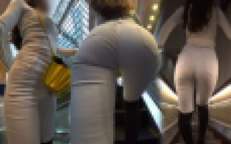 【高画質】《2衣装》長身スタイル抜群の元ＲＱ美女！白ワンピ＆白スキニーの一粒で二度美味しいシリーズ♪