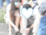ラッキー！！アイドル顔の超～美女（ＦＨＤ）ＮＯ１１：おっぴろげの綺麗なお姉さん！！パンティーが見えすぎです！！（笑）