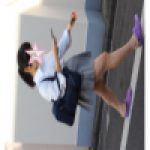 【顔出し】素足にクロックスJKをストーカー　3