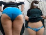 【ワンコイン人妻パンチラ】自粛で溜まってた買い物欲が一気に爆発した散財おばさん