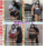 無防備　超ミニスカJK　痴漢 セット３（４本セット）