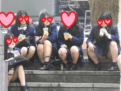 制服姿の女のコを撮影しました！！１４８