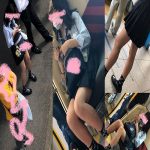 ミニスカJKを徹底的に追い回す