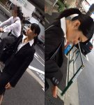 綺麗なリクルートお姉さんを赤外線で覗いてみた・・(リクスーの机の下編)