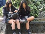 制服姿の女のコを撮影しました！！７