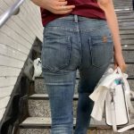 【スキニーエロデニム尻】スレンダースキニーエロデニムが男の肉棒を興奮させる！クネクネ肉尻に精子をぶっかけたい！【439】