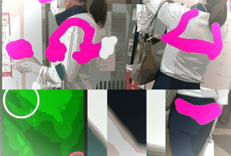 キャリアOLさんの暗証番◯覗き見、、追いかけて、お尻触り～みたいな、