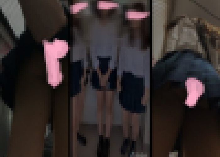 TikTokで見つけた緑チェックJK＆小柄なJKの続き