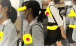 ロ◯おっぱい学生さん追いかけ～、自◯発見～みたいな光景～！