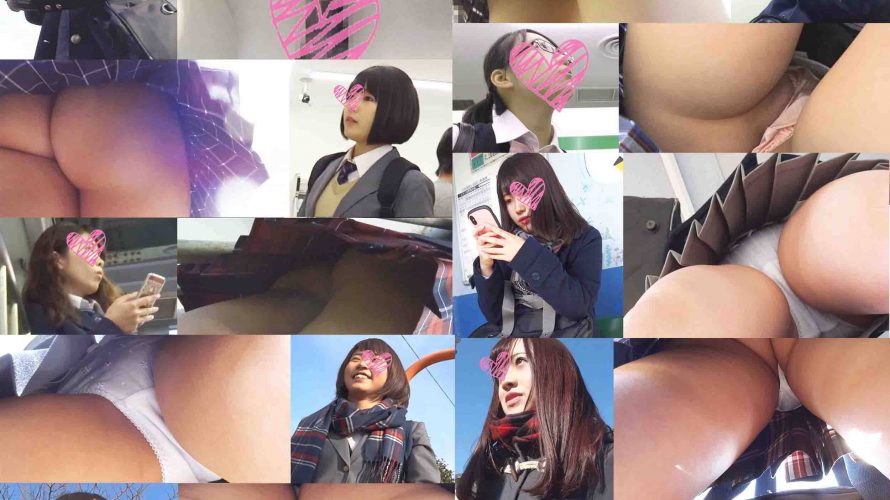【JK顔出し高画質】東京＆千葉の公立JK10人のパンツ＃6本セット