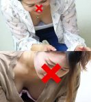 【胸チラ】救命講習中②