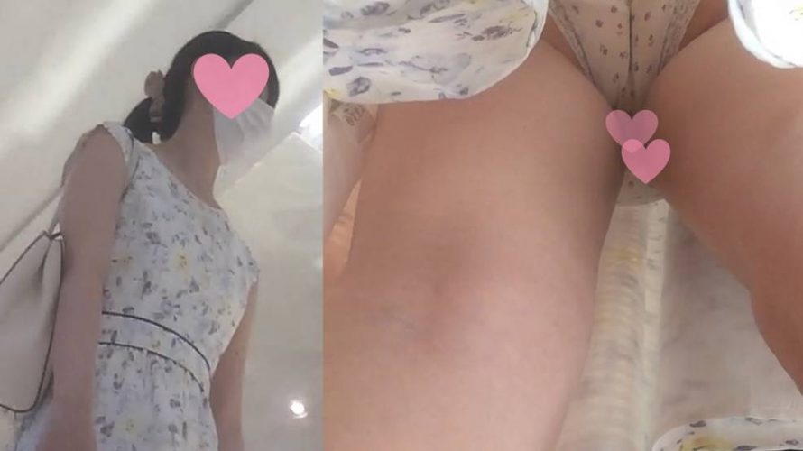 【完全新作】超清楚でアイドル顔のお嬢様　なんとエッロい染み付きパンツでした?