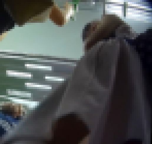 眼鏡女子　逆さ撮り