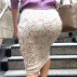 【美人美尻ＯＬ②】スレンダーエロ尻美女の白レースタイトスカート美尻に寝バックで肉棒を奥までぶち込む！【477】