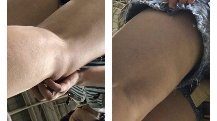 脚フェチ290　人妻ハミパンに大興奮！美人人妻のエロ過ぎる生足美脚