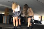 放課後の制服スカートめくり合い動画２