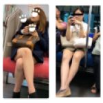 豪華2名の美人お姉さんの対面エロ過ぎる生足美脚212