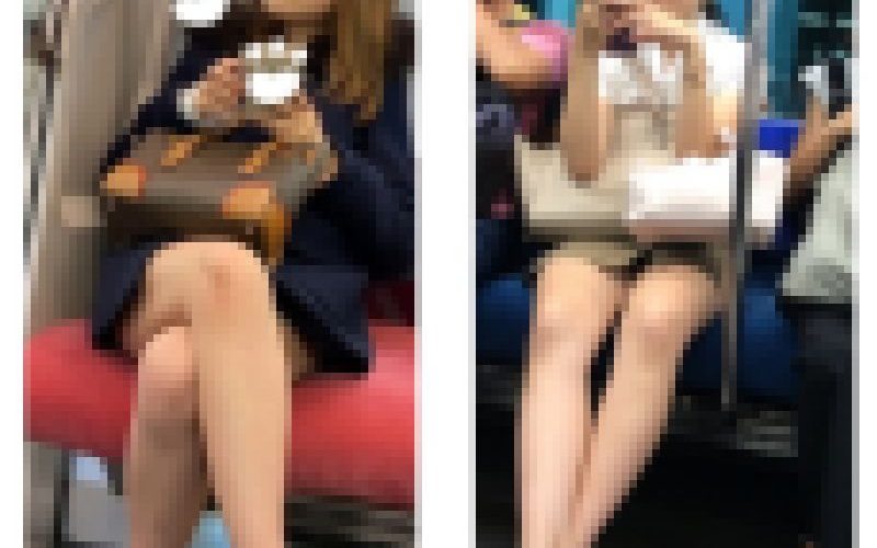 豪華2名の美人お姉さんの対面エロ過ぎる生足美脚212