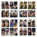 総尺214分　超豪華２２名のJK風S級制服美女の対面エロ過ぎる生足美脚13