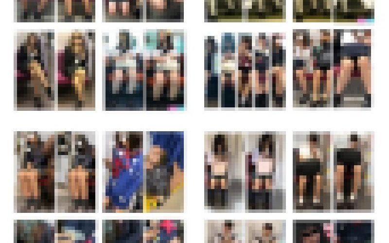 総尺214分　超豪華２２名のJK風S級制服美女の対面エロ過ぎる生足美脚13
