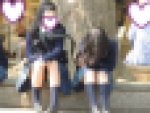 制服姿の可愛いコを発見！！（ＦＨＤ）大変です！！パンツが見えてますよ１４