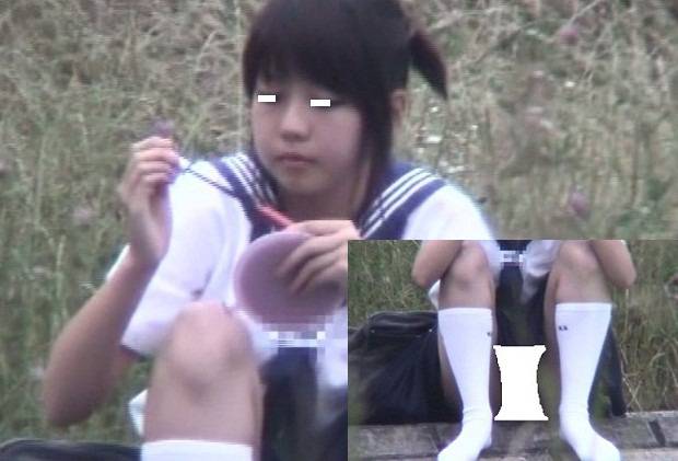 J○ 清楚系 股開きパンモロ