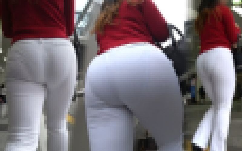 【フルHD 高画質】自慢の巨尻を丸出しで歩くドスケベ女！！挑発し過ぎで痴漢される始末…。
