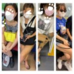 豪華４名の美人お姉さんの真上からのエロすぎる生足美脚221