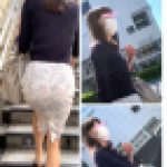 【美人美尻OLシリーズ！】スレンダーでエロい肉尻シルエットも持った立ちバックでチンポを欲しがるエロ顔！【491】