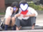制服姿の可愛いコを発見！！（ＦＨＤ）大変です！！パンツが見えてますよ１６