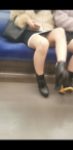 パリピ姉さんおまた広げ純白