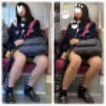 GW STAY HOME 超絶JK風制服S級美女の対面エロ過ぎるミニスカ生脚74