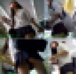 赤色チェックのミニスカJK 超可愛い美脚ギャル?