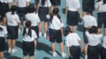 JCが数十人集合半そでハーパンの体操着姿【動画】学校編 5001