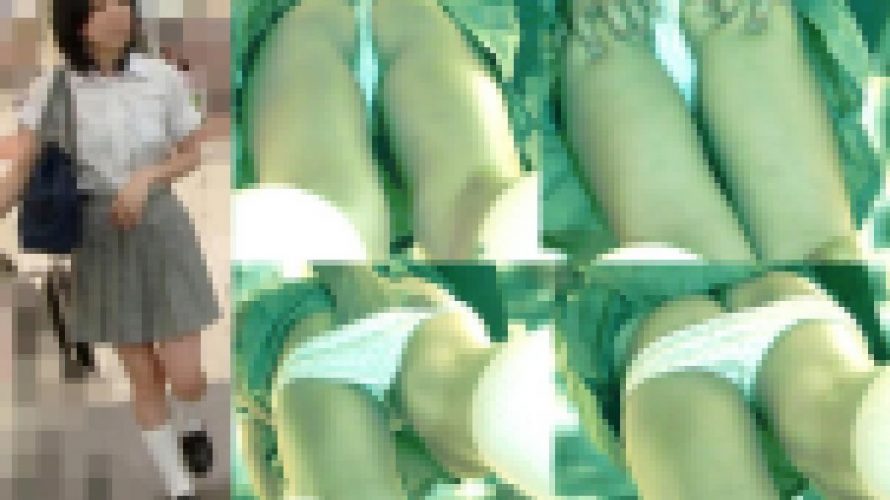 【痴漢動画】尻揉み掴みでワレメご開帳～初めての手淫で腰砕けになる女学生に痴漢動画02