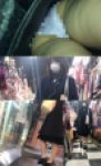 【スマホのみで逆さ撮り10】キレイめ女子の生パン 純白パンティ 生足【素人盗撮】