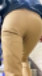 お姉さんの後ろ姿　１２８　OL　階段上り 下り　ツルピタ　パンツ