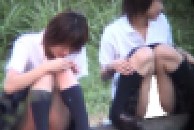 J○ 2人組 大股開き 超接写撮影