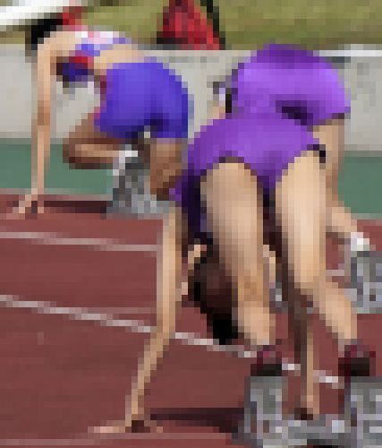 陸上競技大会の光景43