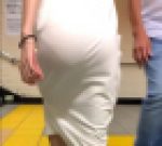 【2名・Hパンティーの透ける着衣尻】