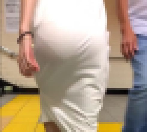 【2名・Hパンティーの透ける着衣尻】