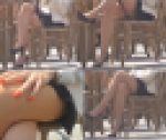 パンスト美脚のお姉さん