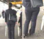 新人OLさん集団の爆弾ムチピタパンツスーツ尻