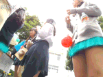 【4K】お祭りで生P軍団と一緒にいたら、奇跡のかがみシーンを撮れた件【お尋ね＆シミP娘も】