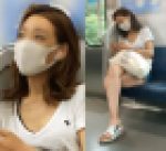 露出度高めファッションのスタイル抜群お姉さん（前編）