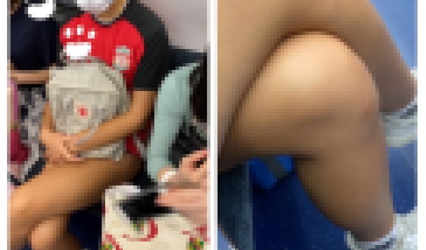 美人お姉さんのエロ過ぎる接近生足美脚248