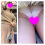 可愛いお姉さんの純白パンツを盗撮！顔出し！OL