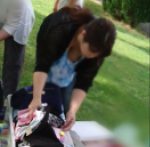 再販  胸チラ 谷間 爆乳